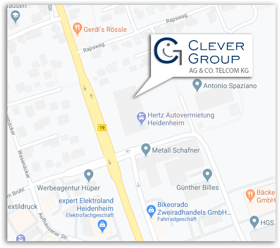 Kontakt – Clever Group